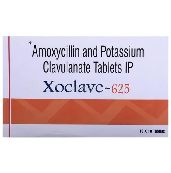 xoclave 625mg tablet 10's